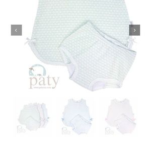 Paty sleeveless top with diaper cover